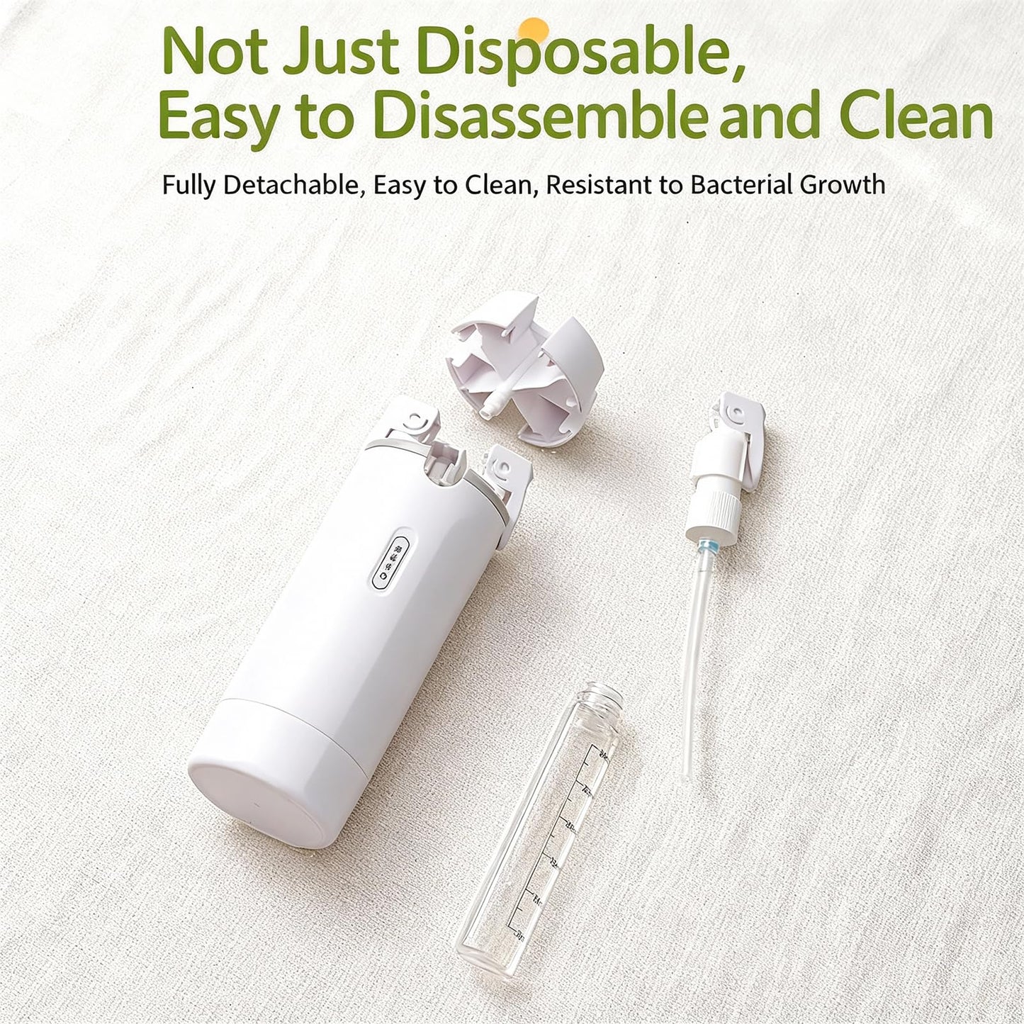 4 in 1 Travel Dispenser Bottle,4 Pack 30ML Travel Bottles for Toiletries, Leak Proof Travel Size Containers (White, OneSize)