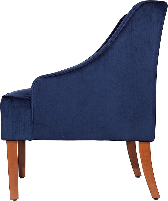 Homepop Home Decor Upholstered Classic Swoop Arm Accent Chair Accent Chairs