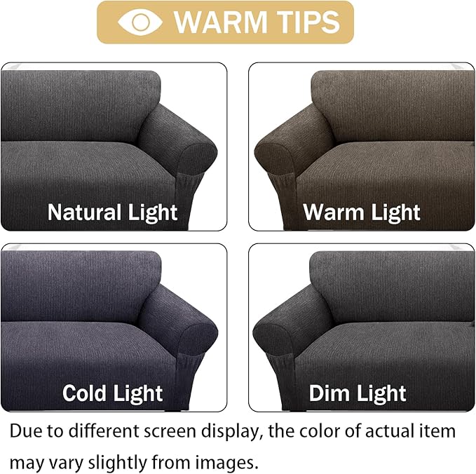 Loveseat Slipcover with 2 Pillow Cover
