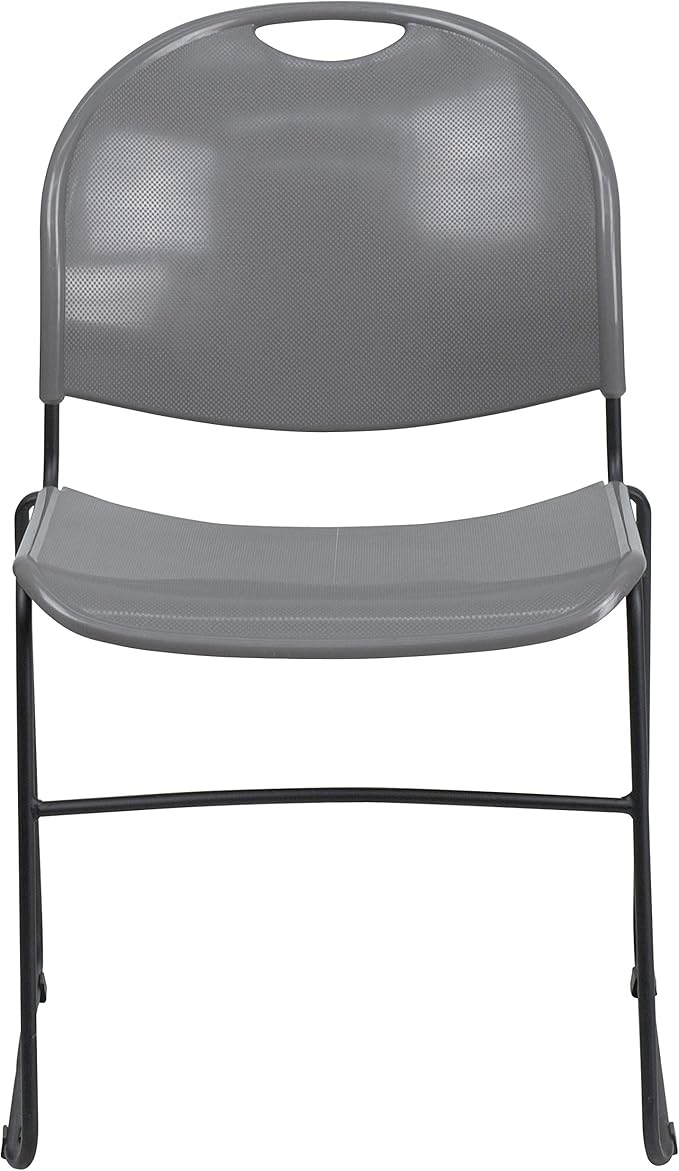 Flash Furniture 5 Pack HERCULES Series 880 lb. Capacity Gray Ultra-Compact