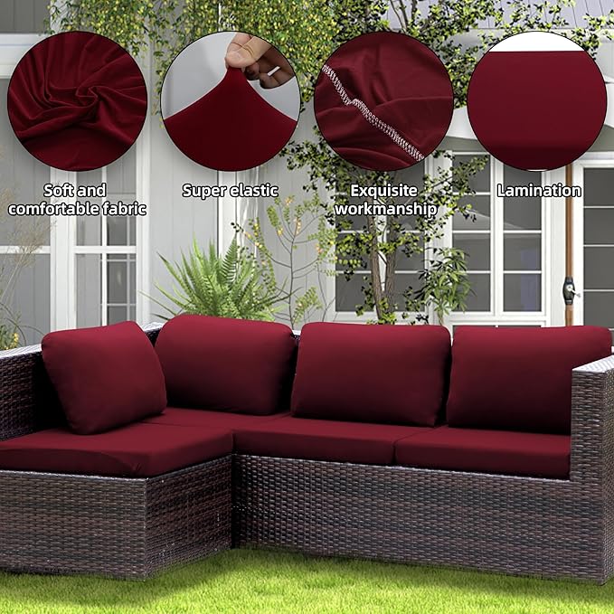 Outdoor Cushion Covers Set, Replacement