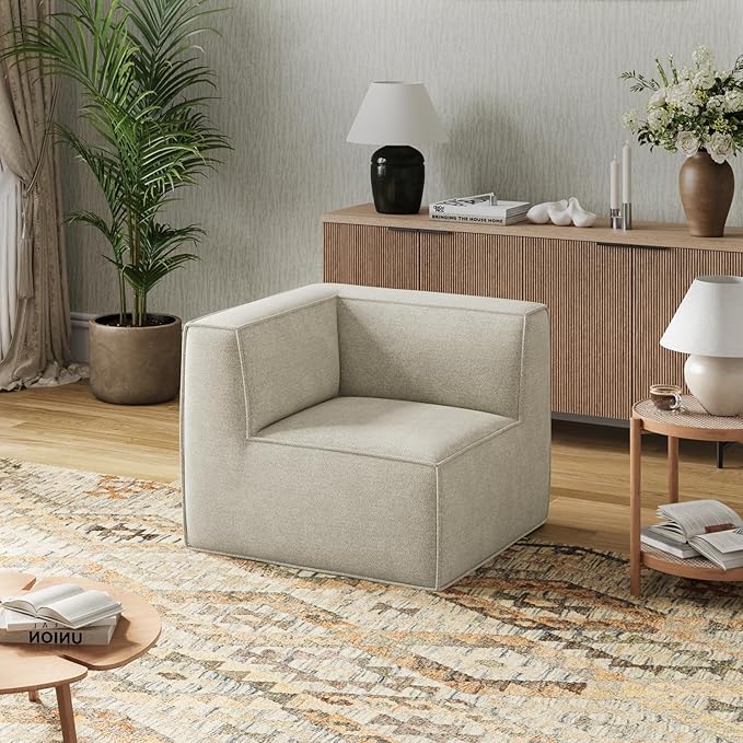 Novilla Modular Sectional Sofa, No Assembly Cloud Sectional Couch