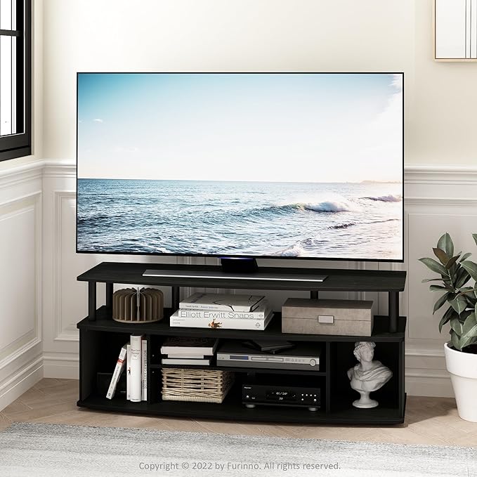 Furinno Jaya Large Entertainment Center Hold up to 55-in TV