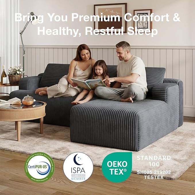 Novilla L-Shape Sectional Couches