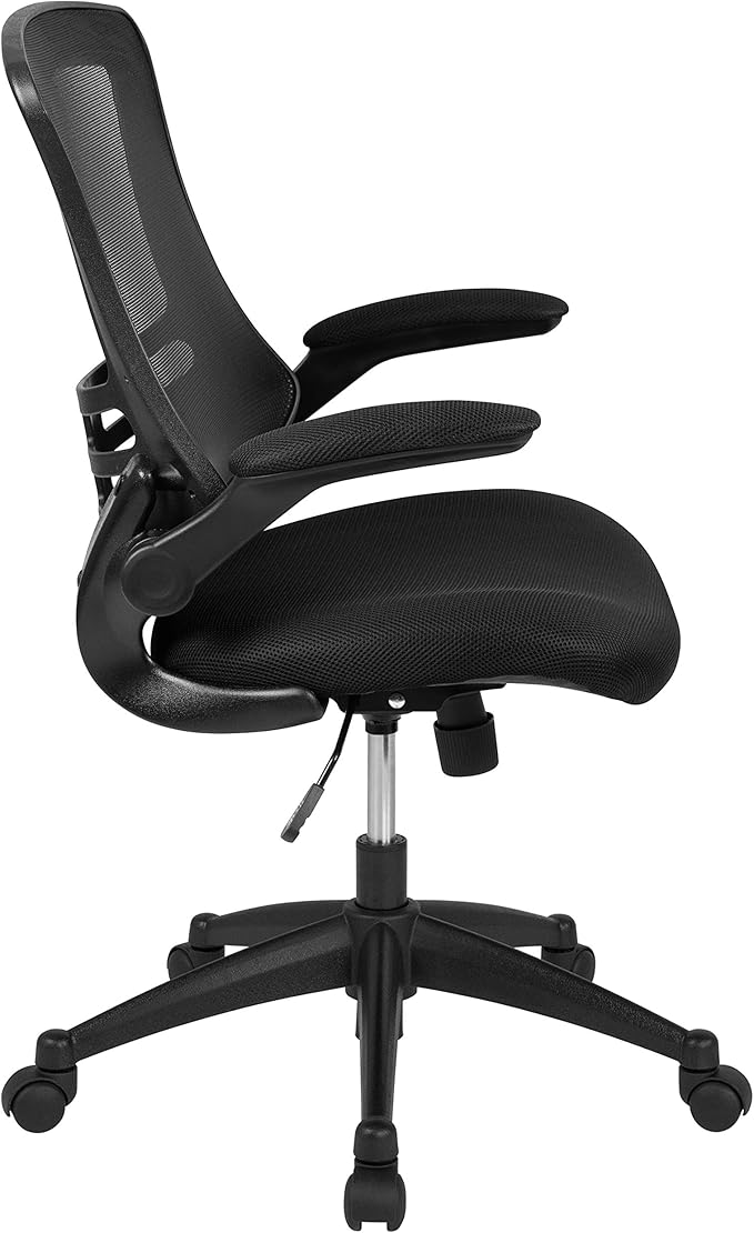 Flash Furniture Set of 8 Mid-Back Swivel Ergonomic Task Office Chairs