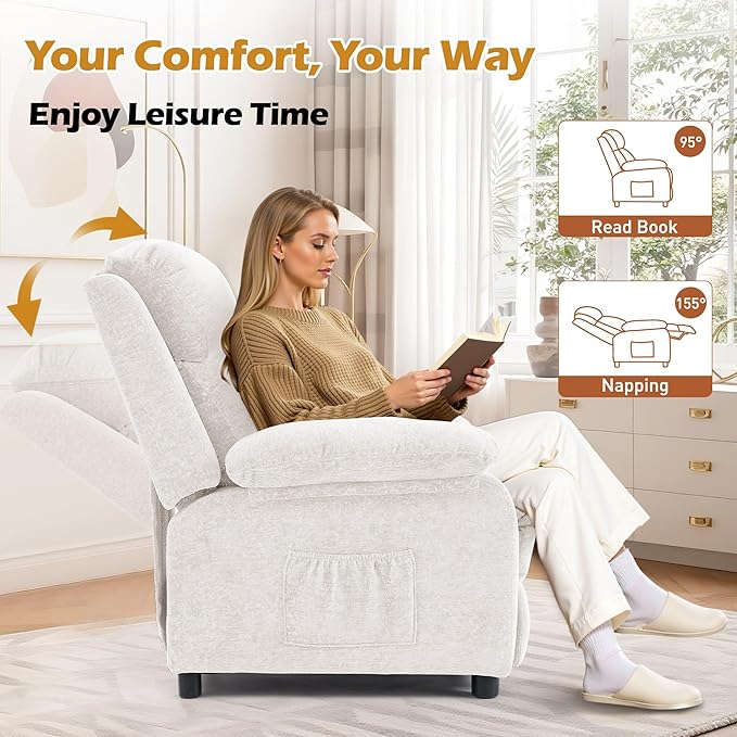 Korser Recliner Chair, Living Room Chairs