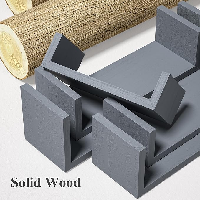 SRIWATANA Floating Shelves for Wall, Wall Shelves for Bathroom, Living Room
