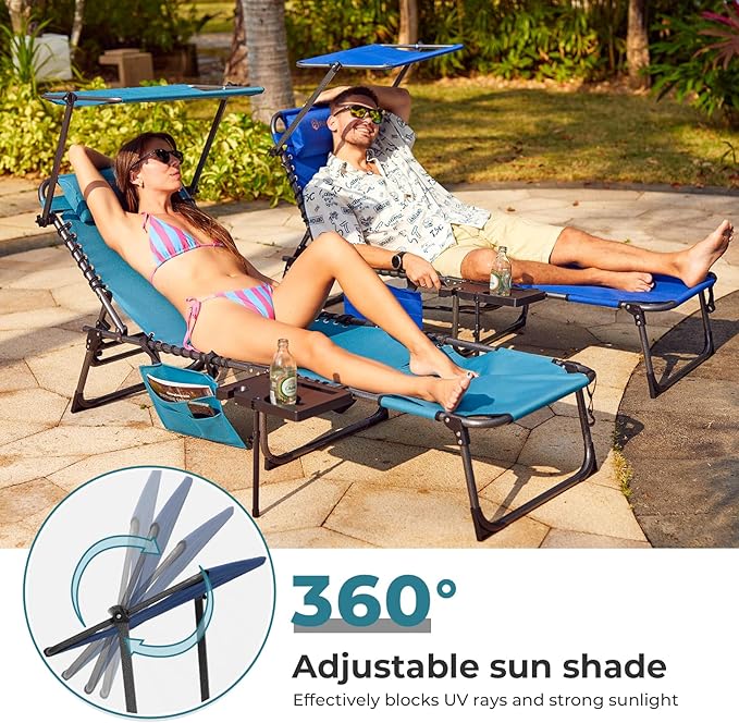 FUNDANGO 4 in 1 Tanning Chair