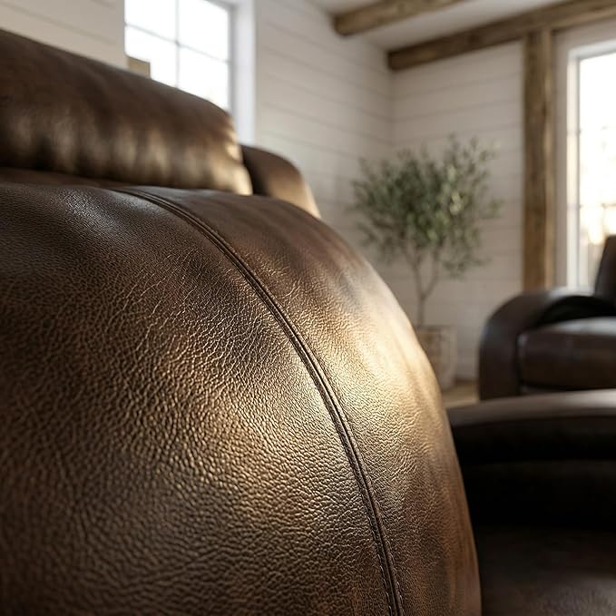Recliner Sofa Set 3 Piece Living Room Furniture Set Couch Sectional Leather