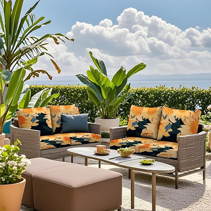 Outdoor Cushion Covers Set, Replacement