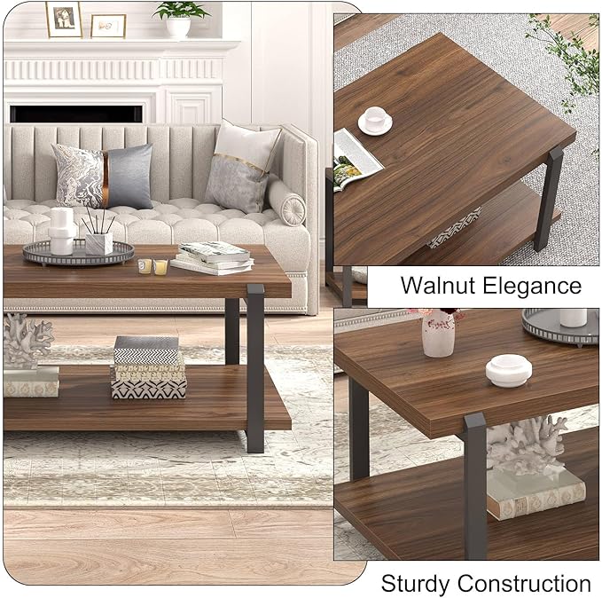 FOLUBAN Modern Coffee Table