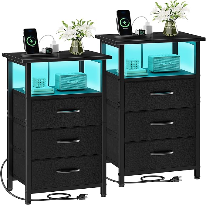 Vagusicc Night Stand Set 2