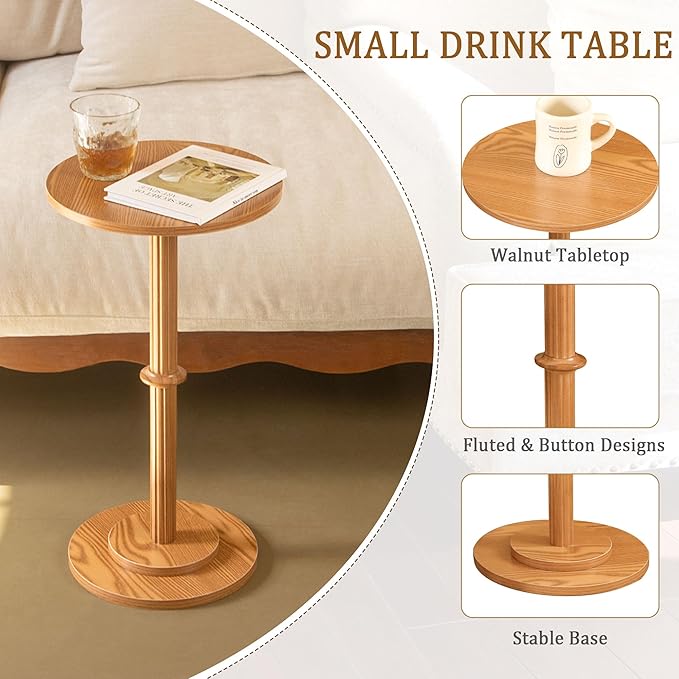MaxSmeo Drink Table, Small Side Table