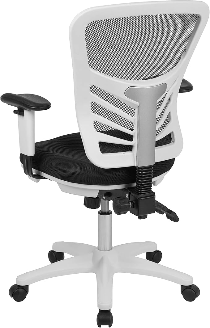 Flash Furniture Nicholas Mid-Back Swivel Office and Gaming Chair, Ergonomic