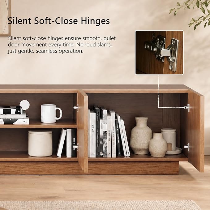 86.61" Mid-Century Modern TV Stand