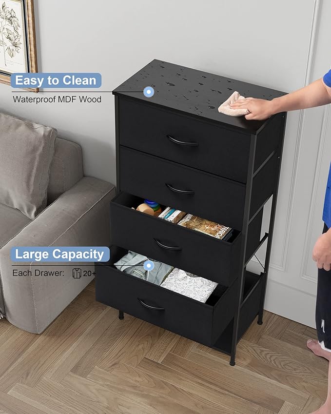 Crestlive Products Vertical Dresser Storage Tower