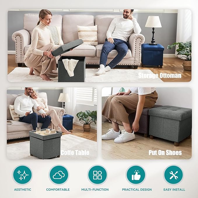 BRIAN & DANY Small Ottoman