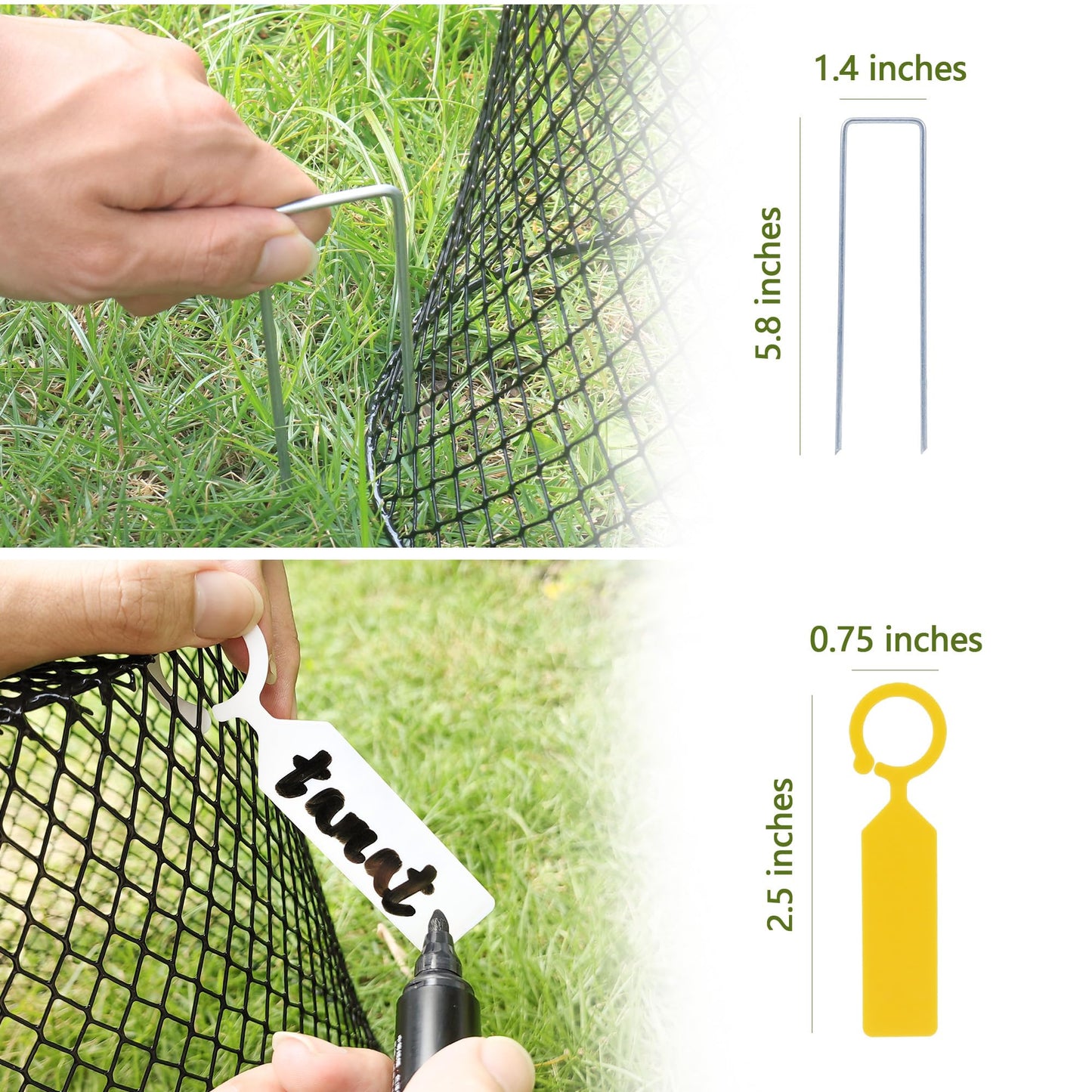 Anothera 10Pcs Chicken Wire Cloche Plant Covers, 9.2×9.2 Inches Plant Protectors from Animals, Metal Garden Plant Cages for Outdoor Plants, Keep Rabbits, Squirrels, Birds Out