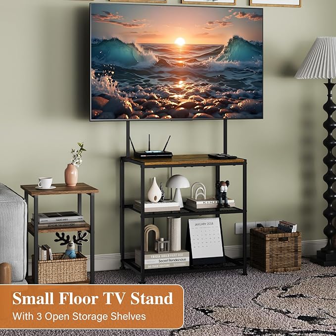 23 Inch to 50 Inch Floor Small Corner TV Stand