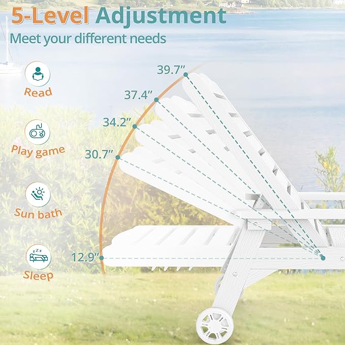 LUE BONA Outdoor Lounge Chair Set