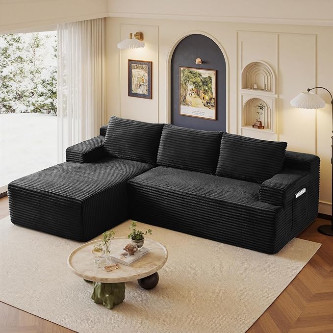 96" Sectional Couches for Living Room Cloud Couch Sofa