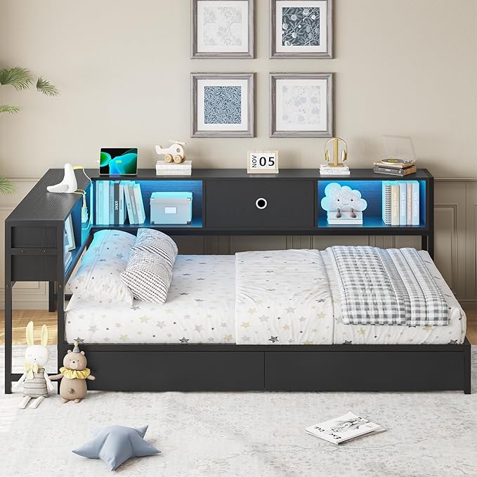 DICTAC Twin Corner Bed Frame