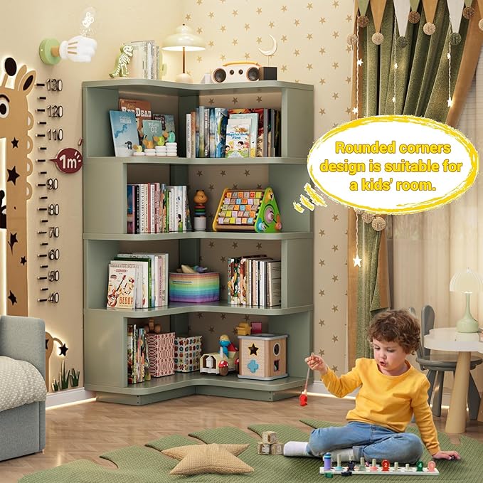 Armocity Corner Book Shelf