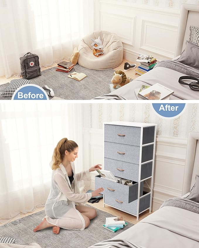 Crestlive Products Vertical Dresser Storage Tower