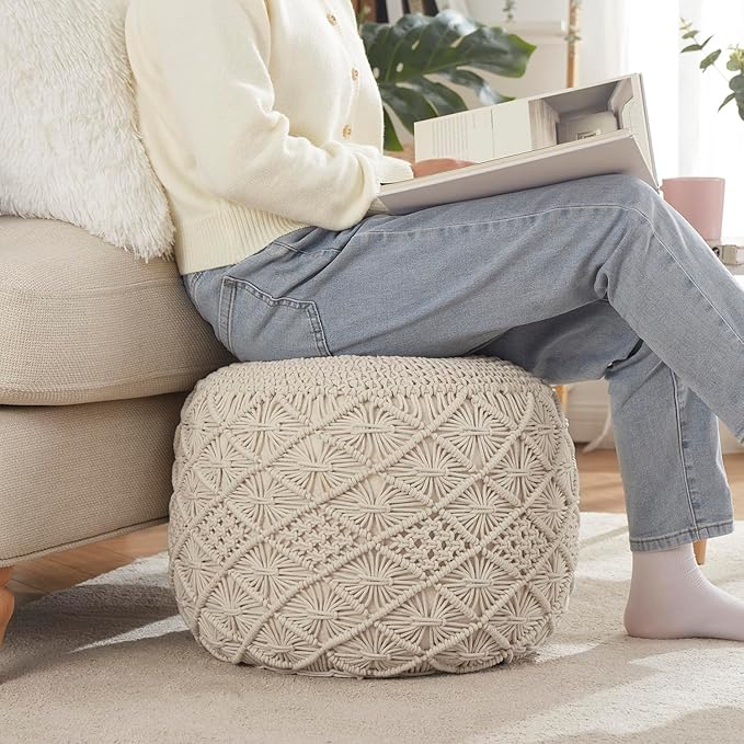 Ornavo Home Pouf Ottoman Foot Rest