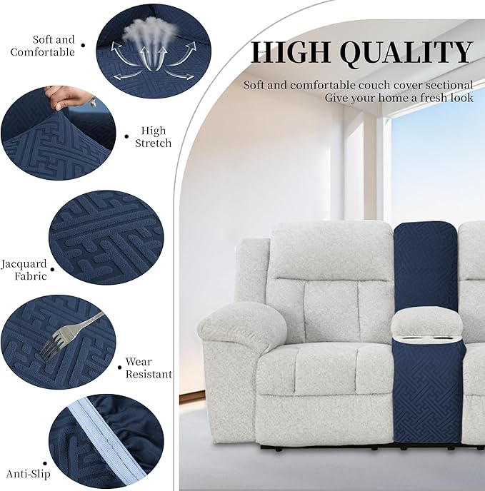 100% Waterproof Sectional Recliner Couch Covers