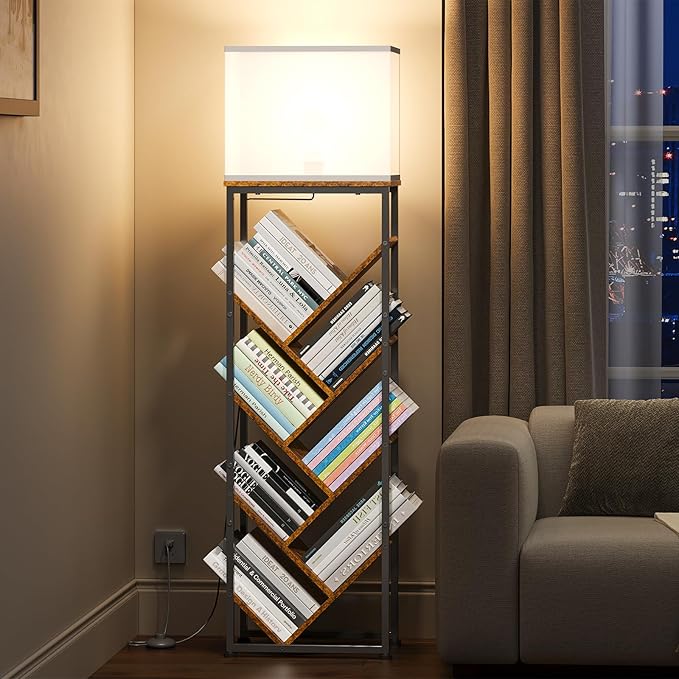 Cutogxon Tree Bookshelf with Light