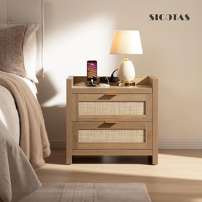 SICOTAS Night Stand Set of 2