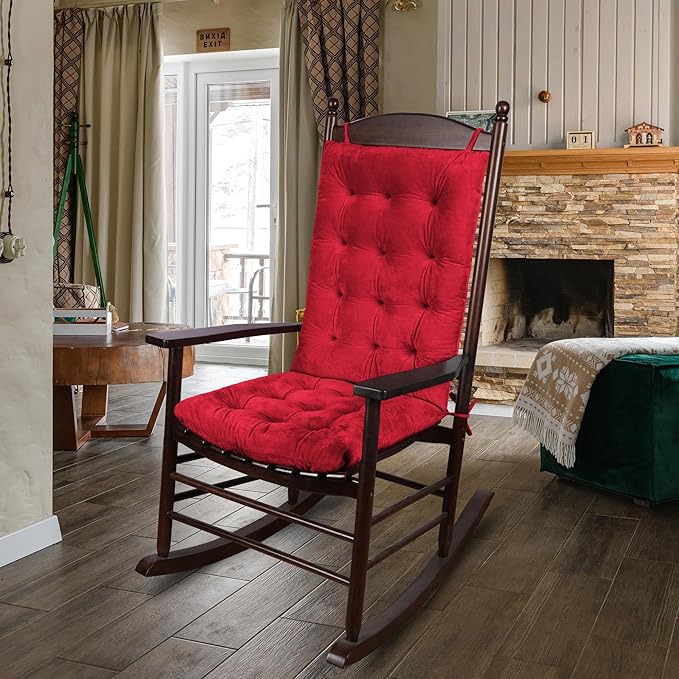 ELFJOY Rocking Chair Cushion Large Rocking Chair Pads