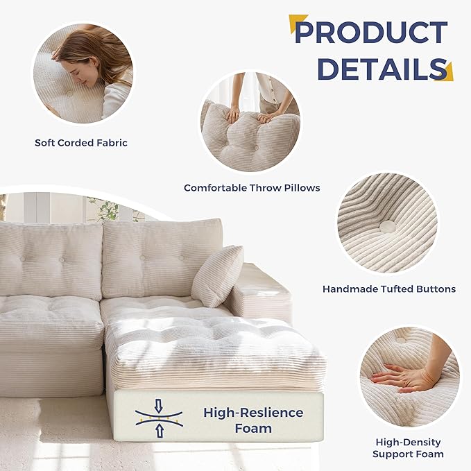 MAXYOYO Modular Sectional Sofa