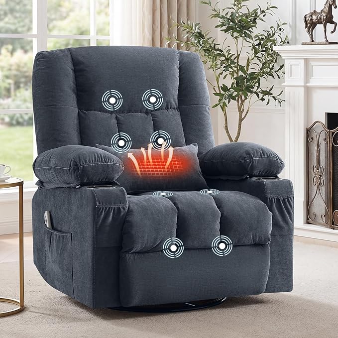 Swivel Recliner Chair for Adults