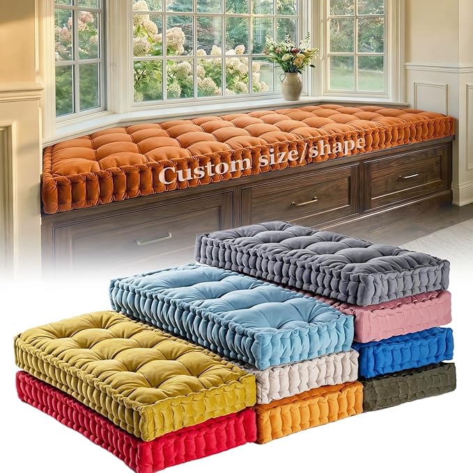 Custom Bench Cushion, Tufted Bench Cushions