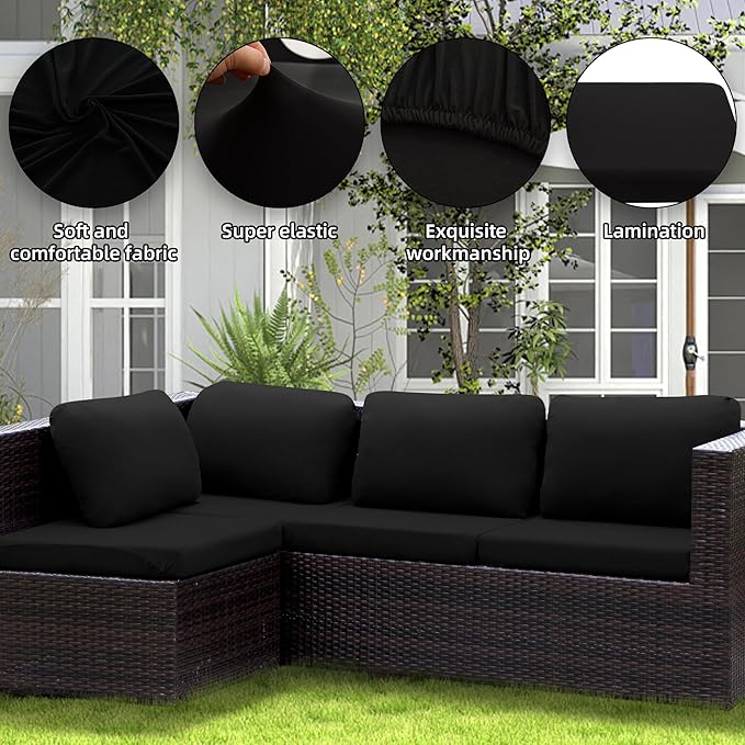 Outdoor Cushion Covers Set, Replacement