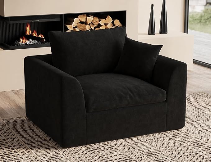 ohllob 48.6" Single Sofa, Small Boneless Couches