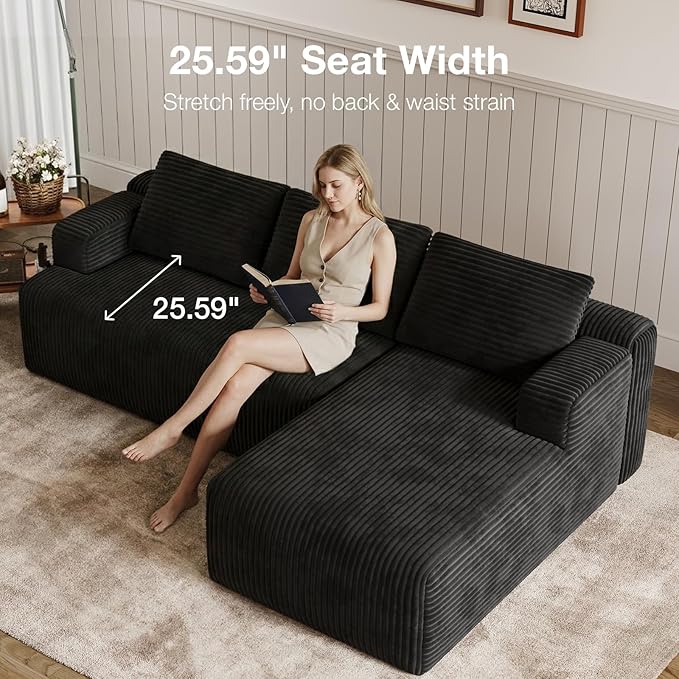 Novilla L-Shape Sectional Couches