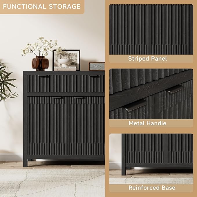 Fatmok Fluted Buffet Cabinet