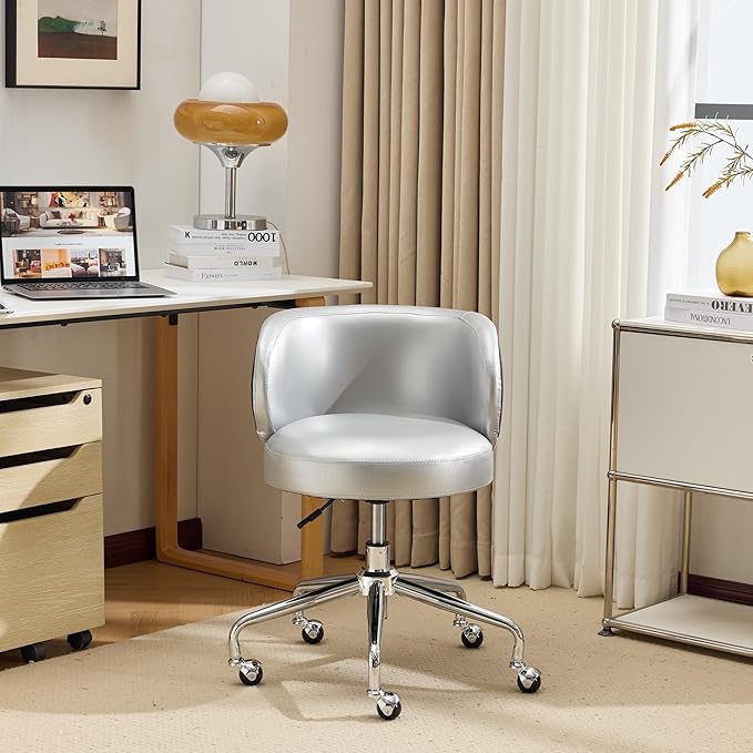 VINGLI Cute Small Swivel Desk Chair Comfy