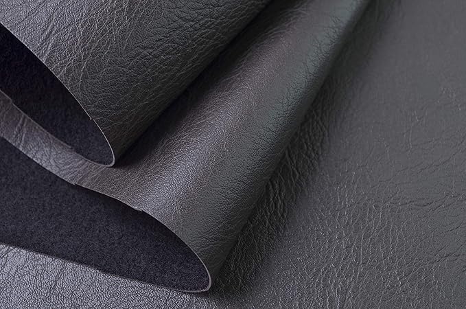 Wento Thick Faux Leather Fabric Soft Skin Grain PU Leather