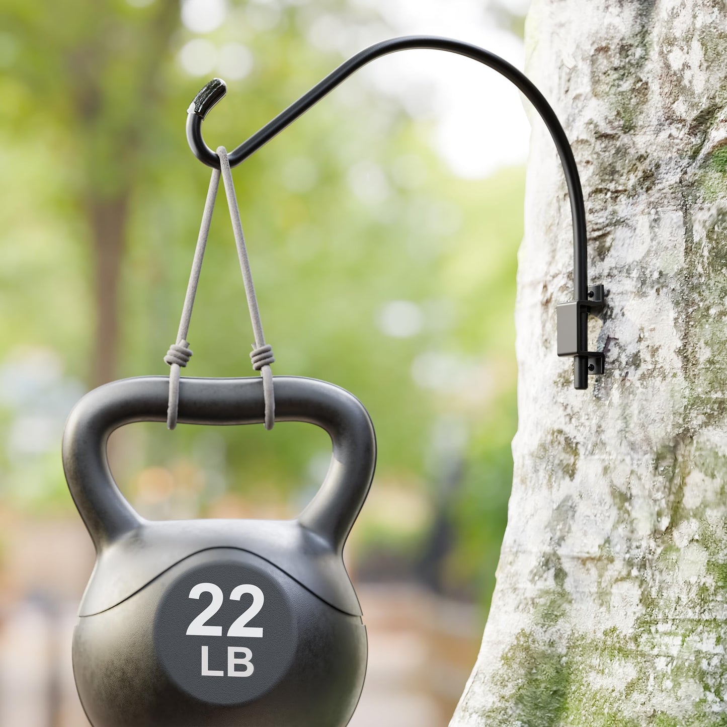 16 Inch Swivel Plant Hanger: Plant Hangers Outdoor, Heavy Duty Hook for Bird Feeder, Plant, Flower Basket, Lantern, Wind Chime & More - Versatile Hanging Brackets Outdoor/Indoor Use Up to 22LB