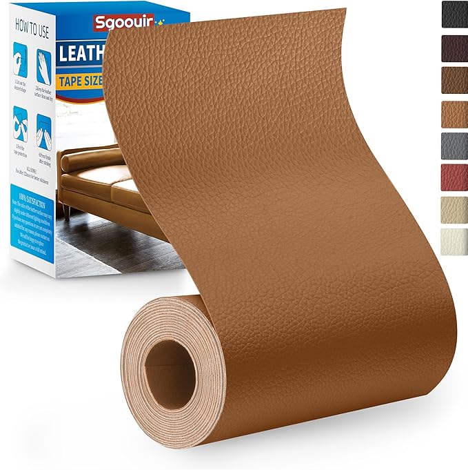 Leather Repair Patch Tape Kit, Vinyl Leather Repair Kit
