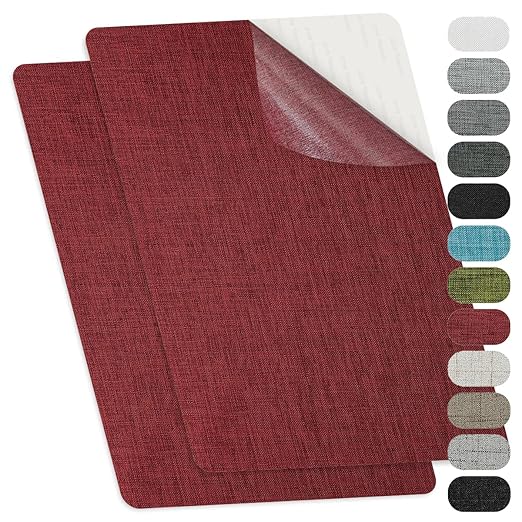 Self-Adhesive Fabric Repair Patches, Large Size 8X11 inch Linen Furniture