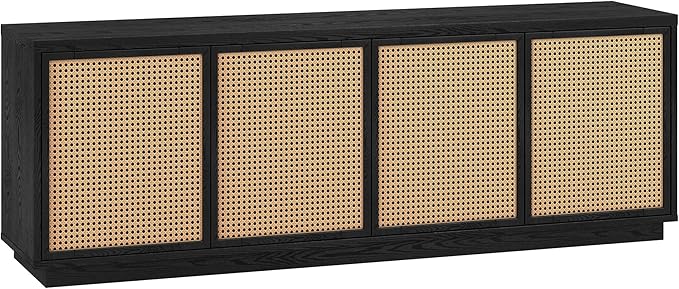 Henn&Hart 2-Tone TV Stand for TVs up to 78"