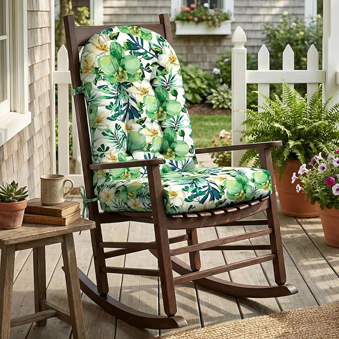 Custom Printing Rocking Chair Cushions Set