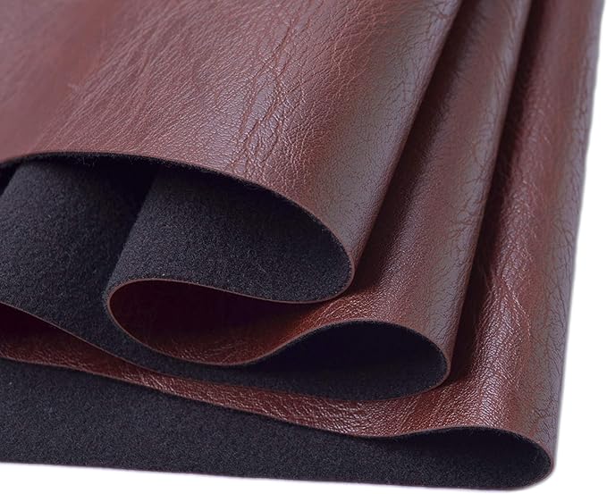 Wento Thick 2 Yard Faux Leather Fabric Soft Skin Grain PU Leather