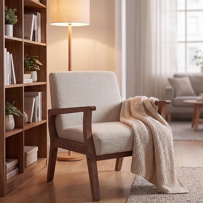 Accent Chair Mid Century Modern Armchair