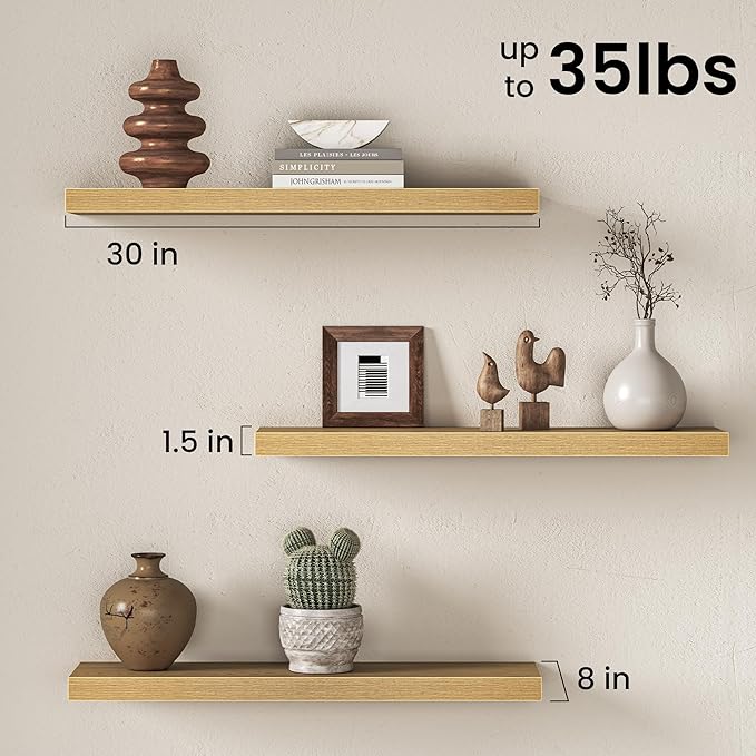 Fun Memories 30Inch Floating Shelves